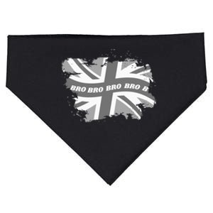 Fashionable Union Jack And Family Matching Clothes Cool Bro Gift USA-Made Doggie Bandana