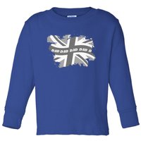 Fashionable Union Jack Matching Clothes Cool Dad Great Gift Toddler Long Sleeve Shirt