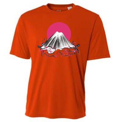 Fuji Mountain Japanese Nature Cooling Performance Crew T-Shirt