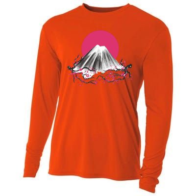 Fuji Mountain Japanese Nature Cooling Performance Long Sleeve Crew