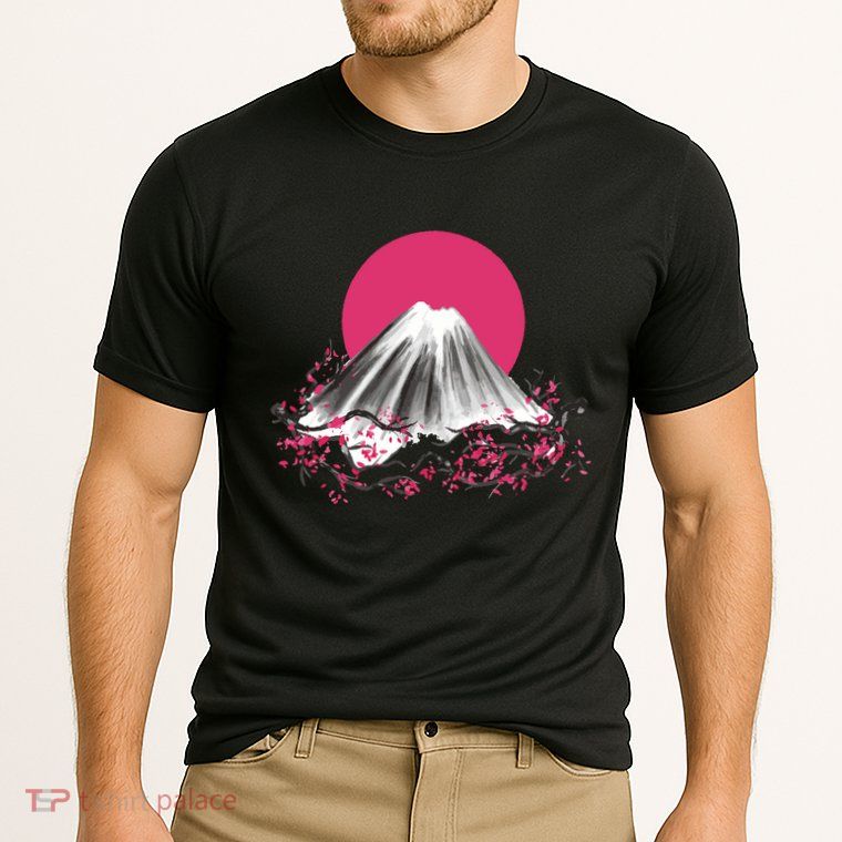 Fuji Mountain Japanese Nature Performance Shirt