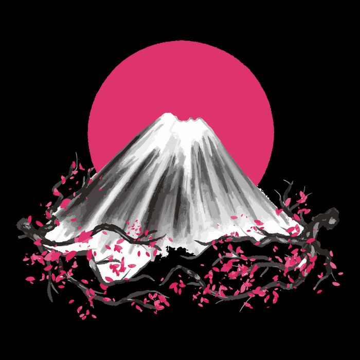 Fuji Mountain Japanese Nature Backpack