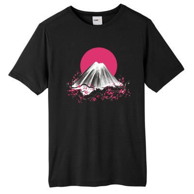 Fuji Mountain Japanese Nature Tall Fusion ChromaSoft Performance T-Shirt