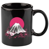 Fuji Mountain Japanese Nature 11oz C Handle Ceramic Mug