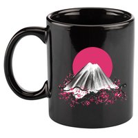 Fuji Mountain Japanese Nature 11oz C Handle Ceramic Mug