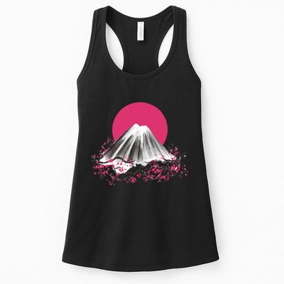 Fuji Mountain Japanese Nature Womens Tank Top
