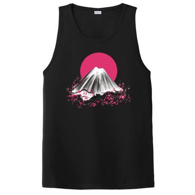 Fuji Mountain Japanese Nature PosiCharge Competitor Tank