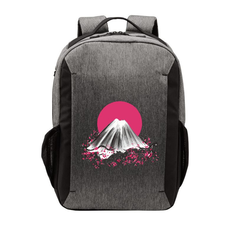 Fuji Mountain Japanese Nature Vector Backpack