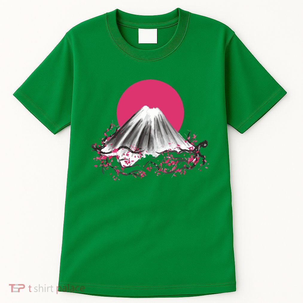 Fuji Mountain Japanese Nature Tall T-Shirt