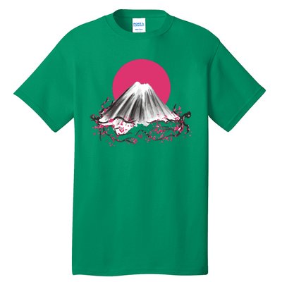 Fuji Mountain Japanese Nature Tall T-Shirt