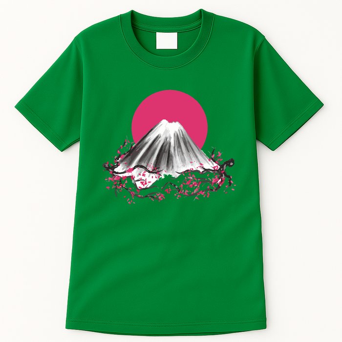 Fuji Mountain Japanese Nature Tall T-Shirt