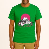 Fuji Mountain Japanese Nature Tall T-Shirt