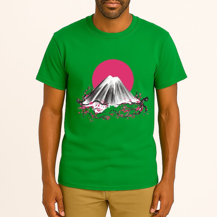 Fuji Mountain Japanese Nature Tall T-Shirt