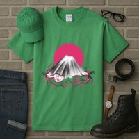 Fuji Mountain Japanese Nature Tall T-Shirt