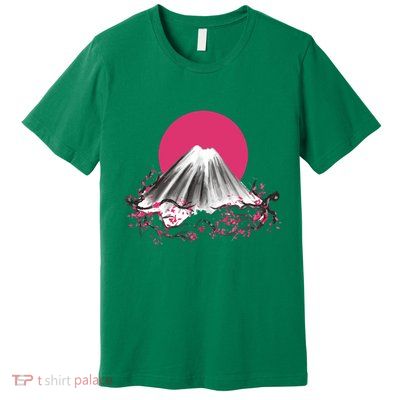 Fuji Mountain Japanese Nature Premium T-Shirt