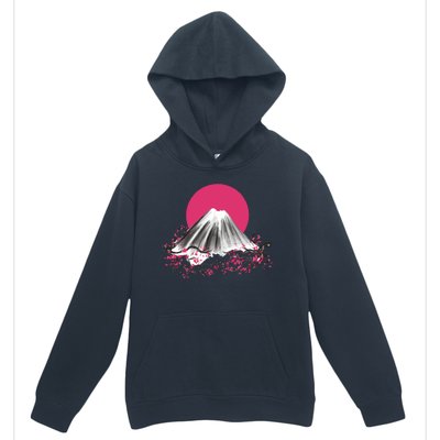 Fuji Mountain Japanese Nature Urban Pullover Hoodie