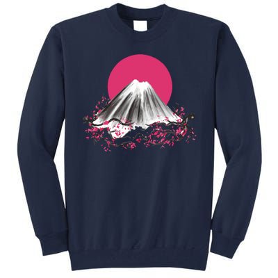 Fuji Mountain Japanese Nature Tall Sweatshirt