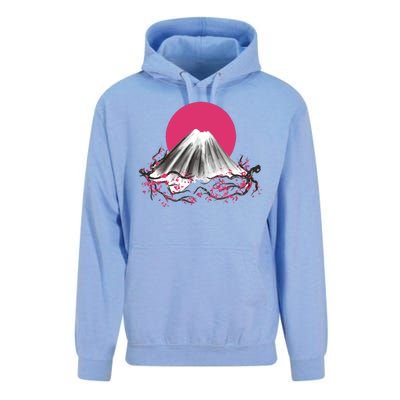 Fuji Mountain Japanese Nature Unisex Surf Hoodie