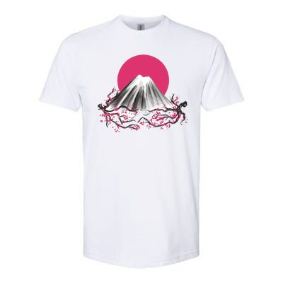 Fuji Mountain Japanese Nature Softstyle CVC T-Shirt