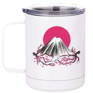 Fuji Mountain Japanese Nature 12 oz Stainless Steel Tumbler Cup