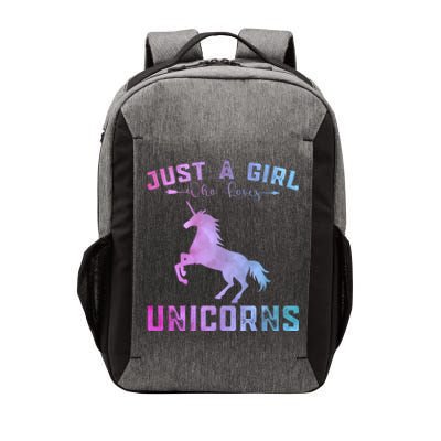 Funny Unicorns Lover Just A Who Loves Unicorns Great Gift Vector Backpack