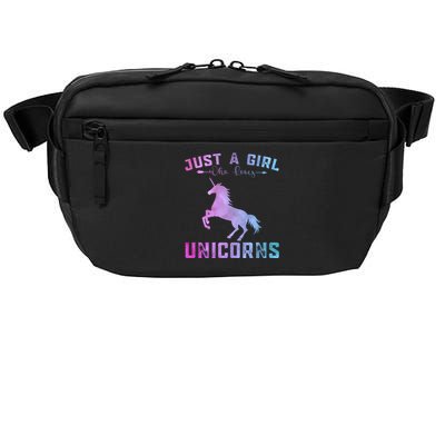 Funny Unicorns Lover Just A Who Loves Unicorns Great Gift Crossbody Pack