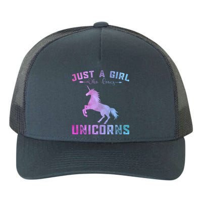 Funny Unicorns Lover Just A Who Loves Unicorns Great Gift Yupoong Adult 5-Panel Trucker Hat