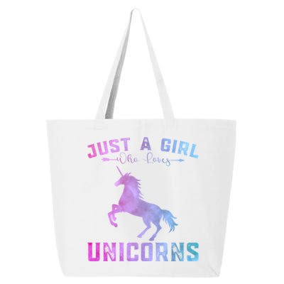 Funny Unicorns Lover Just A Who Loves Unicorns Great Gift 25L Jumbo Tote