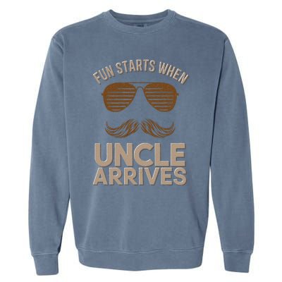 Fun Uncle Legend For Family Reunion Appreciation Garment-Dyed Sweatshirt