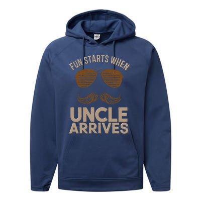 Fun Uncle Legend For Family Reunion Appreciation Performance Fleece Hoodie