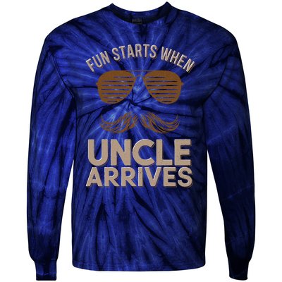 Fun Uncle Legend For Family Reunion Appreciation Tie-Dye Long Sleeve Shirt