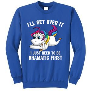 Funny Unicorn Lover Gift Cute Drama Queen Cute Gift Sweatshirt