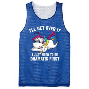 Funny Unicorn Lover Gift Cute Drama Queen Cute Gift Mesh Reversible Basketball Jersey Tank