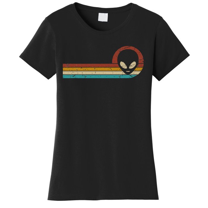 Funny Ufo Lover Retro Style Vintage Alien Space Women's T-Shirt