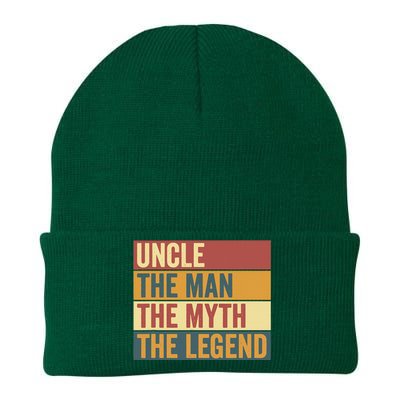 Funny Uncle Legend Saying  Knit Cap Winter Beanie