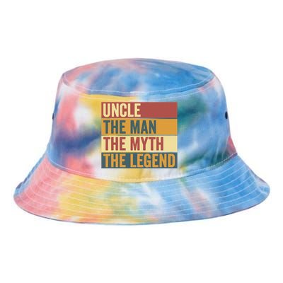 Funny Uncle Legend Saying  Tie Dye Newport Bucket Hat