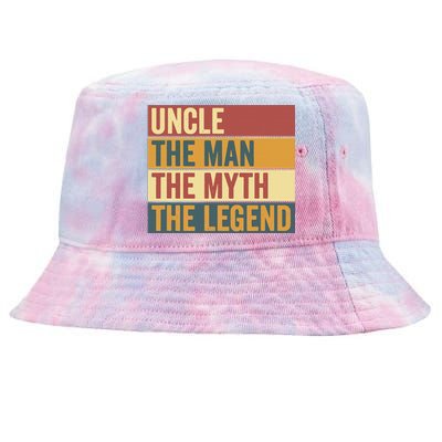 Funny Uncle Legend Saying  Tie-Dyed Bucket Hat