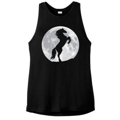 Full Moon Horse Ladies PosiCharge Tri-Blend Wicking Tank