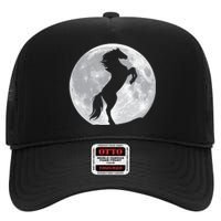 Full Moon Horse High Crown Mesh Back Trucker Hat