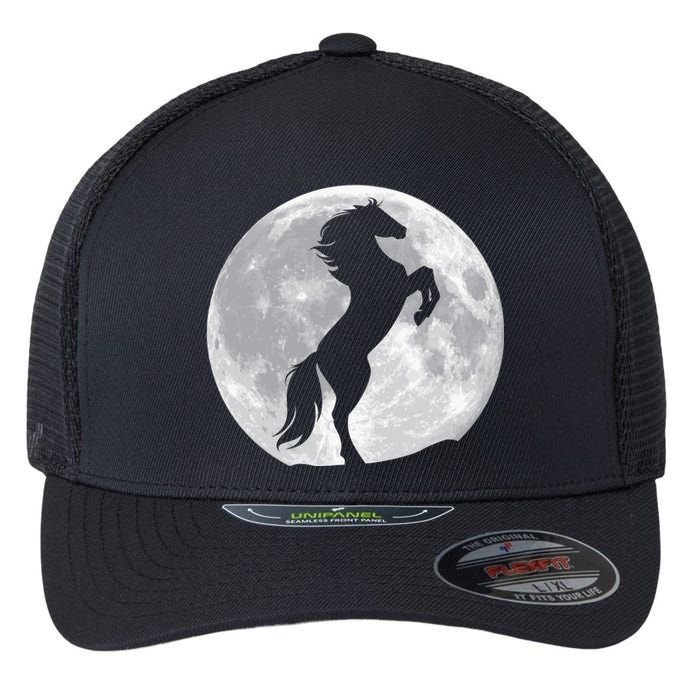 Full Moon Horse Flexfit Unipanel Trucker Cap