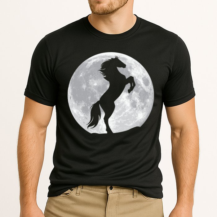 Full Moon Horse Cooling Performance Crew T-Shirt