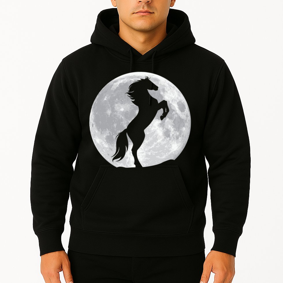 Full Moon Horse Hoodie