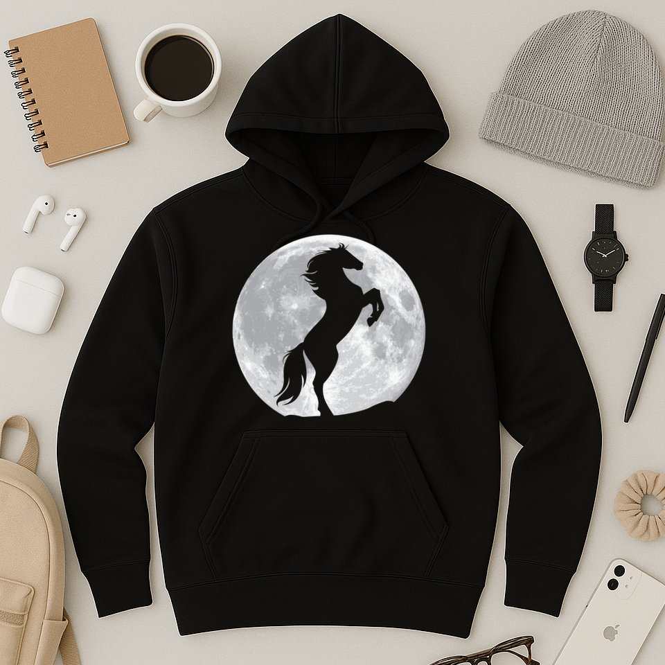 Full Moon Horse Hoodie