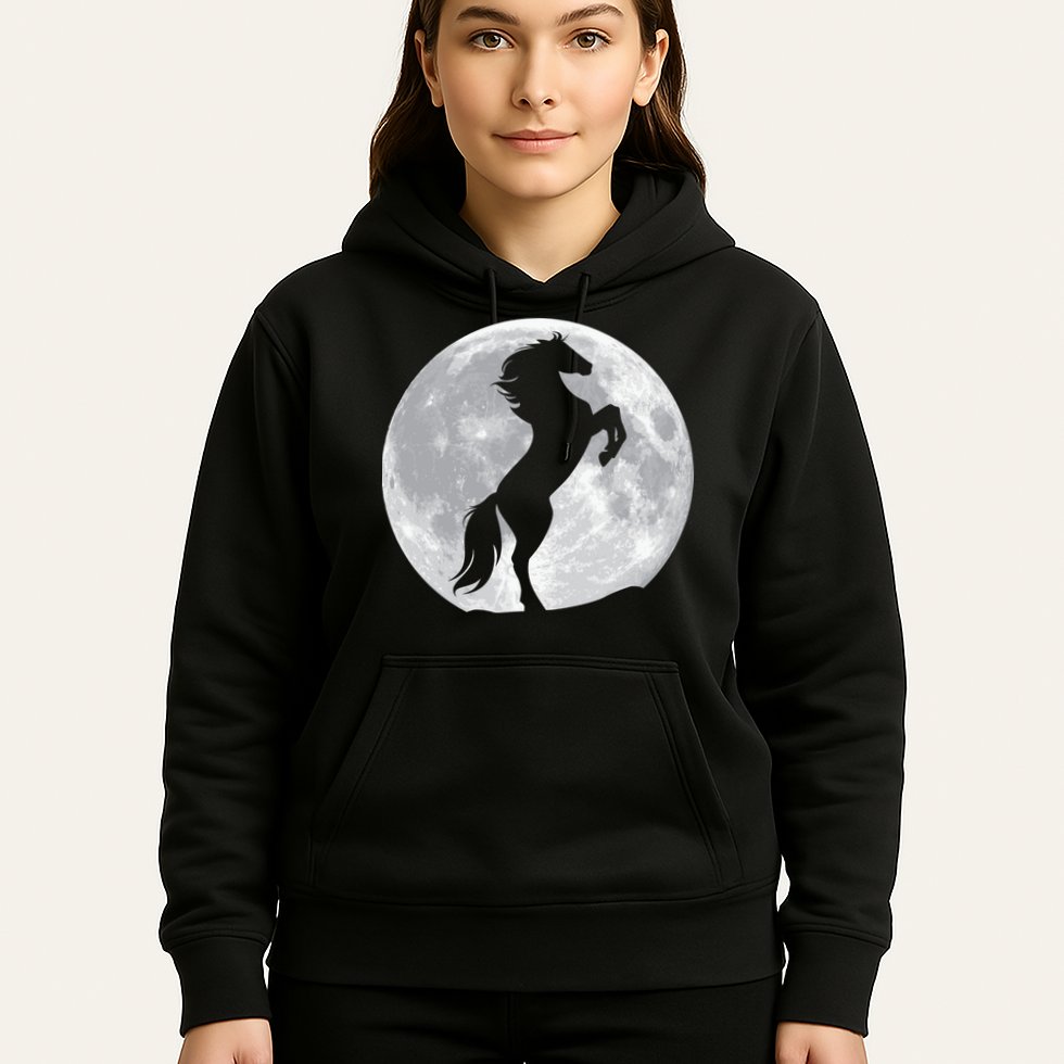 Full Moon Horse Hoodie