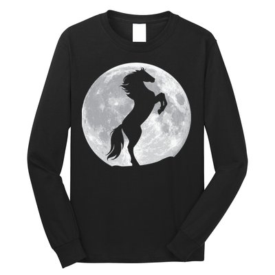 Full Moon Horse Long Sleeve Shirt