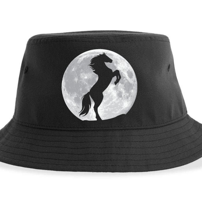 Full Moon Horse Sustainable Bucket Hat