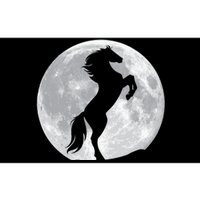 Full Moon Horse Bumper Sticker