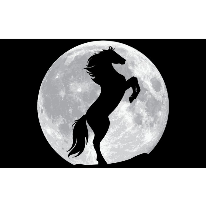 Full Moon Horse Bumper Sticker