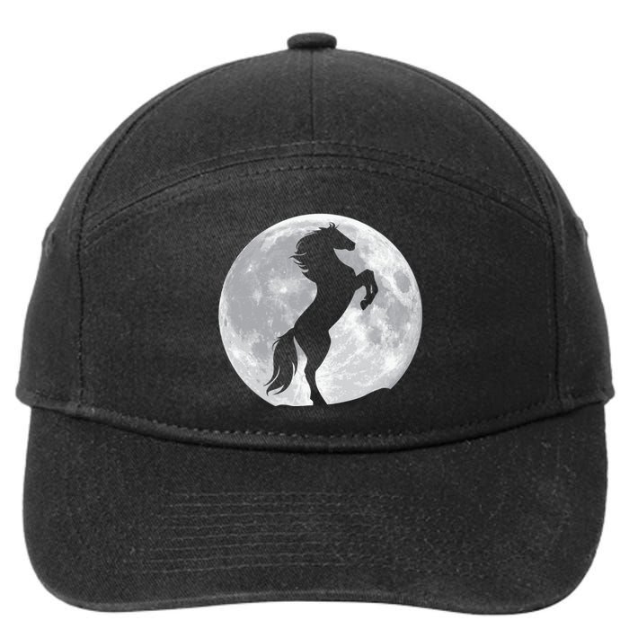 Full Moon Horse 7-Panel Snapback Hat