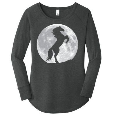 Full Moon Horse Women's Perfect Tri Tunic Long Sleeve Shirt